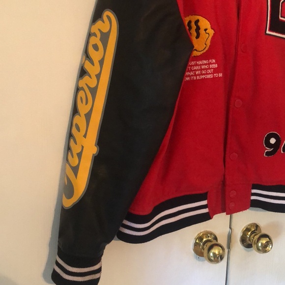 Men’s varsity Bleecker& Mercer Y2k good day jacket - Picture 11 of 16